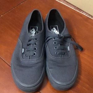 Vans dark gray